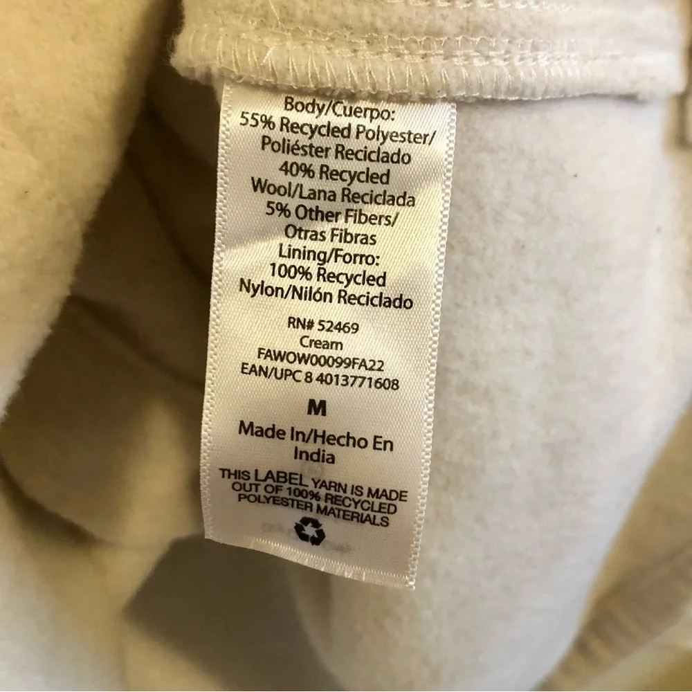 Free Assembly NWOT Shacket Size M Brown Button Down. Cream Color - Picture 6 of 7